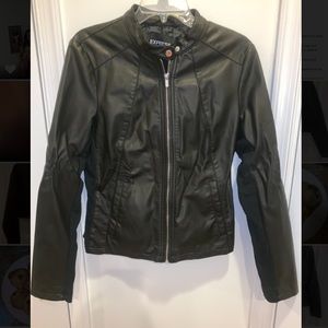 Express leather jacket. Size L
